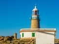 Corrubedo lighthouse Royalty Free Stock Photo