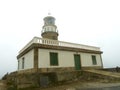 Corrubedo lighthouse in winter Royalty Free Stock Photo