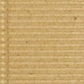 Corrugated cardboard goffer paper texture, bright rough old recycled goffered crimped textured blank empty grunge copy space Royalty Free Stock Photo