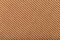 Corrugated cardboard for packing. abstract background horizontal lines with wavy lines of beige color Royalty Free Stock Photo