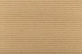 Corrugated cardboard for packing. abstract background horizontal lines with wavy lines of beige color Royalty Free Stock Photo
