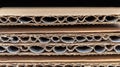 Corrugated Cardboard Stack Macro Abstract Texture Packaging Material Details