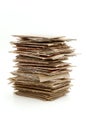 Corrugated fiberboard Royalty Free Stock Photo