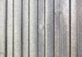 Corrugated galvanized metal background