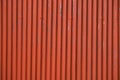 Corrugated metal roof for factory, Rusty metal texture Royalty Free Stock Photo