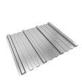 Corrugated metal sheet