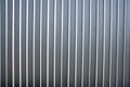 Corrugated metal sheet fence Royalty Free Stock Photo