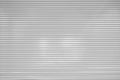 Corrugated metal sheet,white Slide door ,roller shutter texture Royalty Free Stock Photo