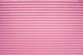 Corrugated pink metal sheet Royalty Free Stock Photo