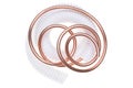 Corrugated pipe with copper wire Royalty Free Stock Photo