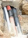 Corrugated Pipes For Laying Telephone Wires And Electric Cables