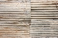 Corrugated roof texture Royalty Free Stock Photo