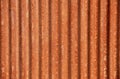 Corrugated Rusted Steel Background Royalty Free Stock Photo