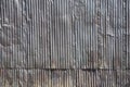 Corrugated Steel Siding on Building