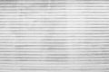 Corrugated White steel sliding door texture Royalty Free Stock Photo