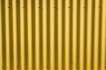 Corrugated yellow metal