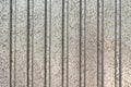 Corrugated zinc metal texture background. galvanized profiled sheet Royalty Free Stock Photo