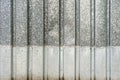 Corrugated zinc metal texture background. galvanized profiled sheet Royalty Free Stock Photo