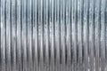 Corrugated zinc metal texture may be used as background