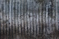Corrugated zinc metal texture may be used as background Royalty Free Stock Photo