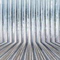 Corrugated zinc metal texture may be used as background Royalty Free Stock Photo