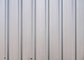 Corrugated zinc metal texture may be used as background Royalty Free Stock Photo