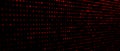 Corrupted code. Halftone texture. Cybernetic futuristic background. Big data visualization. Computer virus.3D rendering