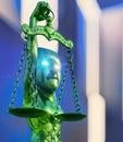 Corruption of Justice Sytem - 3d rendering Royalty Free Stock Photo