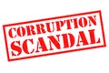 CORRUPTION SCANDAL Rubber Stamp