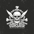 Corsair, pirate logo