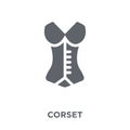 Corset icon from Clothes collection.