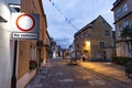 a street and building in the old village of Corsham, England Royalty Free Stock Photo