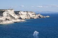 Corsica, Bonifacio, lighthouse, Strait of Bonifacio, beach, Mediterranean Sea, limestone, cliff, rocks, Bouches de Bonifacio