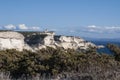 Corsica, Bonifacio, lighthouse, Strait of Bonifacio, beach, Mediterranean Sea, limestone, cliff, rocks, Bouches de Bonifacio