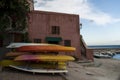 Erbalunga, port, harbour, fishing village, boats, Corsica, Cap Corse, Haute Corse, Upper Corse, France, Europe, island Royalty Free Stock Photo