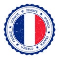 Corsica flag badge.