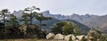 Corsica Landscape, Calacuccia, Corse, France Royalty Free Stock Photo