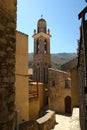 Corsica landscape - village Royalty Free Stock Photo