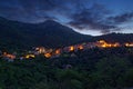 Corsica landscape - village Royalty Free Stock Photo