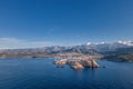 Corsica Linea ferry at Ile Rousse in Corsica