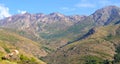 Corsica mountains panorama Royalty Free Stock Photo