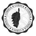 Corsica outdoor stamp.