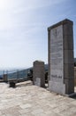 Corsica, monument of the battle at Col de Teghime, Haute Corse, Cap Corse, Barbaggio, Upper Corse, France, Europe, inland, island