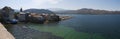 Saint Florent, San Fiorenzo, skyline, marina, Haute-Corse, Corsica, France, island, Europe Royalty Free Stock Photo