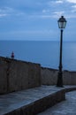 Bastia, Corsica, Cap Corse, night, skyline, old port, harbor, lighthouse, after sunset