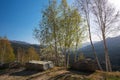 Corsican high mountains of Niolu in springtime Royalty Free Stock Photo