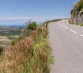 Corsican narrow scenic roads Royalty Free Stock Photo