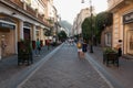 Corso Italia Shopping Street in Sorrento, Italy Royalty Free Stock Photo