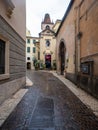 Corso Porta Borsari street, Verona, Italy Royalty Free Stock Photo