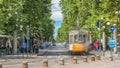 Corso Sempione timelapse, one of the main radial boulevards of Milan